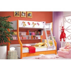 Nixie Bunk Bed for Kids with Storage